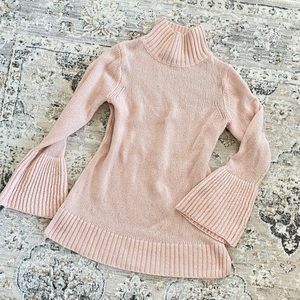 Ann Taylor bell sleeve turtleneck sweater